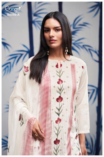 Ganga Aleeza 4459 catalog top office wear wholesale brand salwar kameez