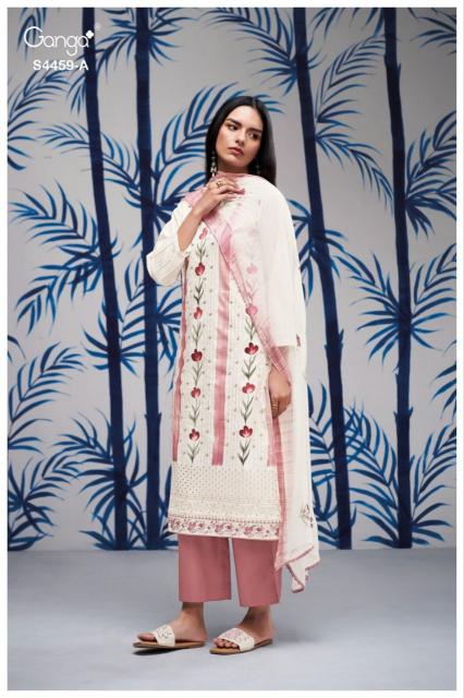 Ganga Aleeza 4459 catalog top office wear wholesale brand salwar kameez