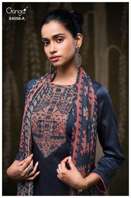 Ganga Annerie 4058 catalog best wholesale salwar kameez