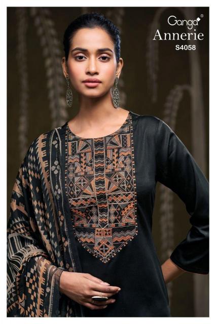 Ganga Annerie 4058 catalog best wholesale salwar kameez