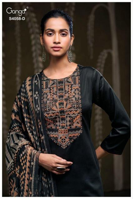 Ganga Annerie 4058 catalog best wholesale salwar kameez
