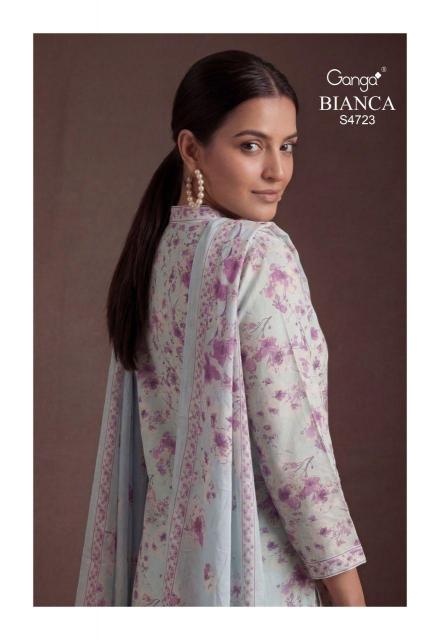 Ganga Bianca 4723 catalog wholesale salwar kameez in burrabazar