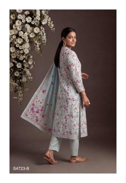 Ganga Bianca 4723 catalog wholesale salwar kameez in burrabazar