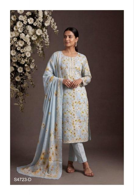 Ganga Bianca 4723 catalog wholesale salwar kameez in burrabazar