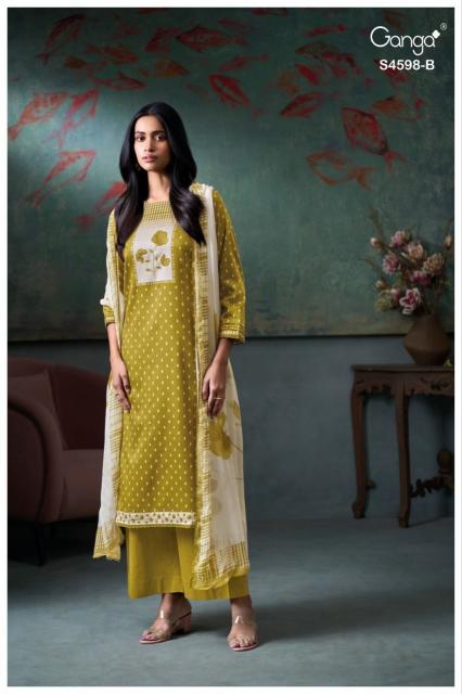 Ganga Binal 4598 catalog www wholesale salwar kameez with price