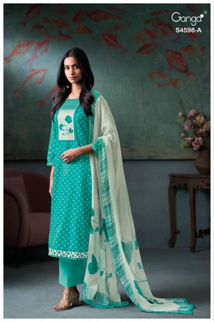 Ganga Binal 4598 catalog www wholesale salwar kameez with price