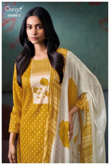 Ganga Binal 4598 catalog www wholesale salwar kameez with price