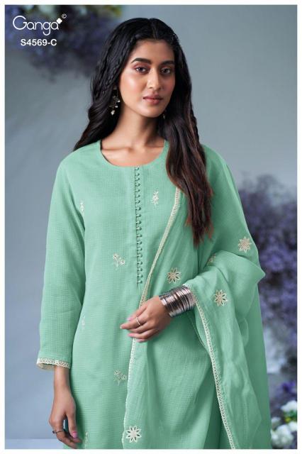 Ganga Brinya 4569 catalog wholesale salwar kameez mart 