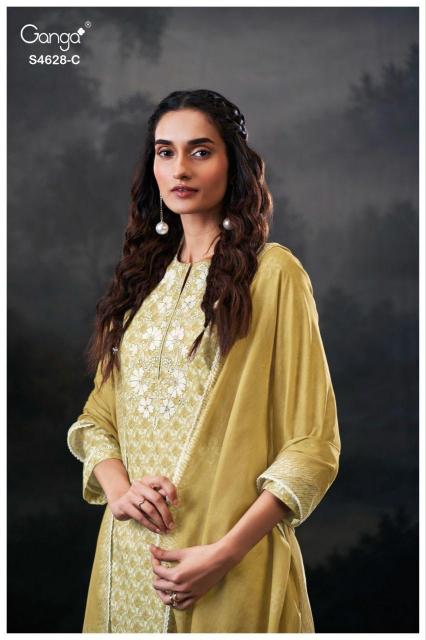 Ganga Citrina 4628 catalog indian salwar kameez wholesale uk