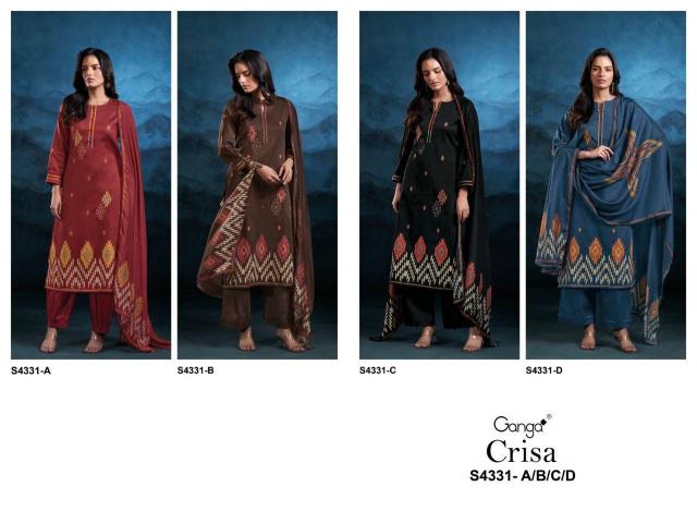 Ganga Crisa 4331 catalog salwar kameez wholesale online shopping