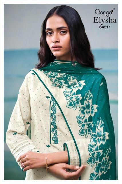 Ganga Elysha 4511 catalog salwar kameez suppliers wholesale