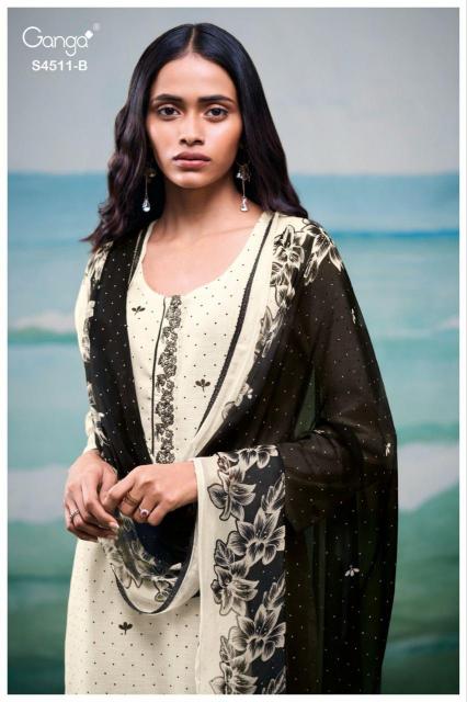 Ganga Elysha 4511 catalog salwar kameez suppliers wholesale