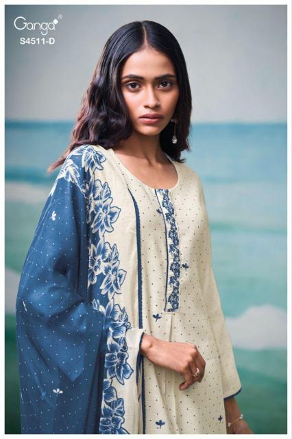 Ganga Elysha 4511 catalog salwar kameez suppliers wholesale