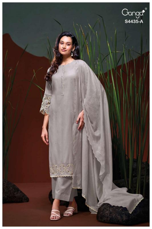 Ganga Erazya 4435 catalog ludhiyana design salwar kameez wholesale exporter