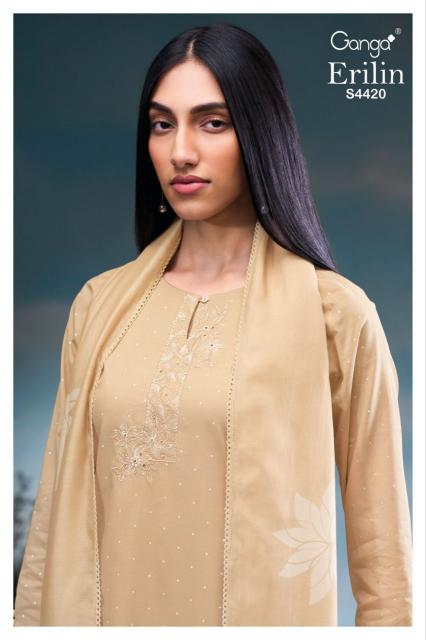 Ganga Erilin 4420 catalog tulsi salwar kameez wholesalers