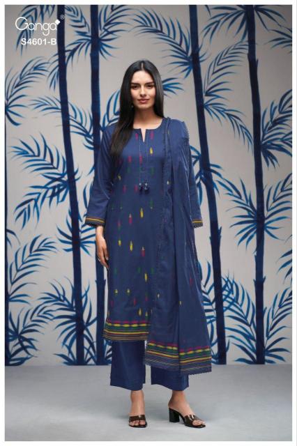 Ganga Fariqa 4601 catalog mdl salwar kameez wholesale