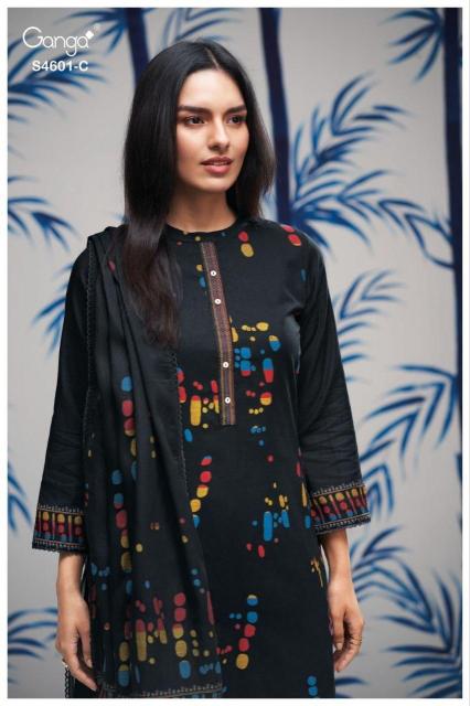 Ganga Fariqa 4601 catalog mdl salwar kameez wholesale