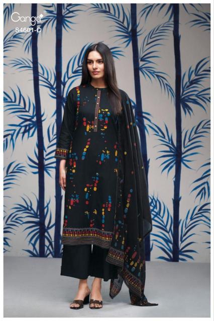Ganga Fariqa 4601 catalog mdl salwar kameez wholesale