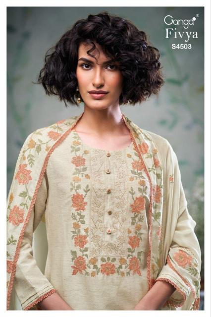 Ganga Fivya 4503 catalog salwar kameez wholesale in madhyamgram video 