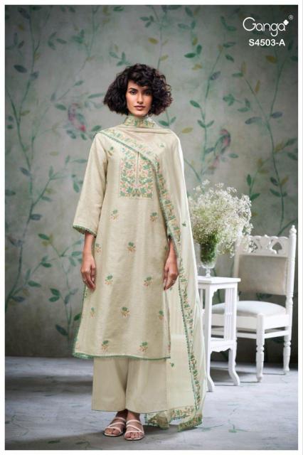 Ganga Fivya 4503 catalog salwar kameez wholesale in madhyamgram video 