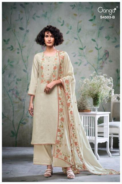 Ganga Fivya 4503 catalog salwar kameez wholesale in madhyamgram video 