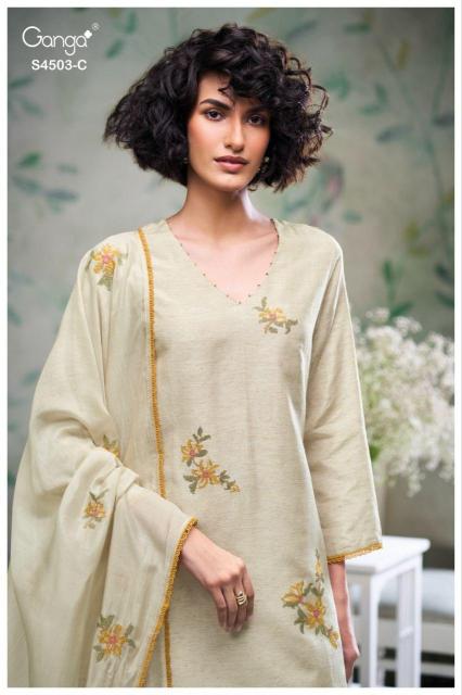 Ganga Fivya 4503 catalog salwar kameez wholesale in madhyamgram video 