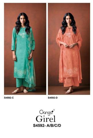 Ganga Girel 4592 catalog buy salwar kameez online wholesale