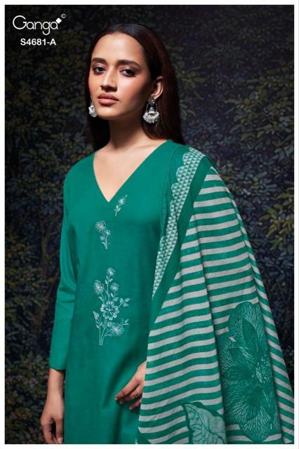 Ganga Hridika 4681 catalog wholesale salwar kameez online shopping