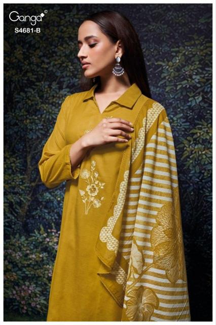 Ganga Hridika 4681 catalog wholesale salwar kameez online shopping