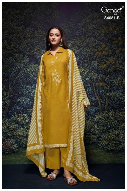 Ganga Hridika 4681 catalog wholesale salwar kameez online shopping