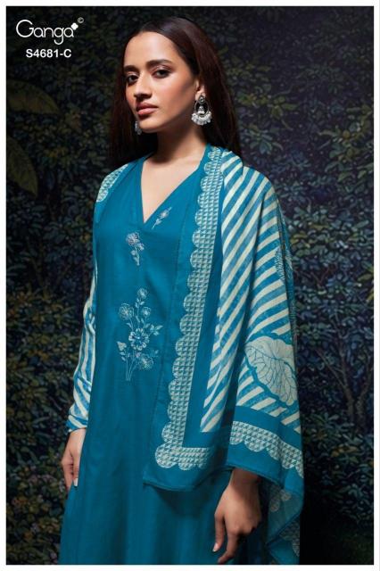 Ganga Hridika 4681 catalog wholesale salwar kameez online shopping
