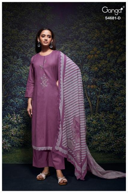 Ganga Hridika 4681 catalog wholesale salwar kameez online shopping