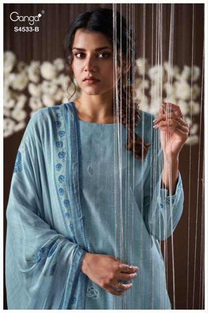 Ganga Hysra 4533 catalog salwar kameez wholesale manufacturers in mumbai