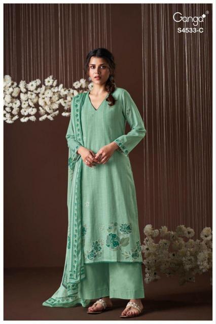 Ganga Hysra 4533 catalog salwar kameez wholesale manufacturers in mumbai
