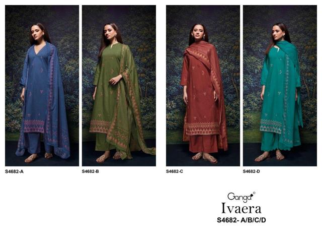 Ganga Ivaera 4682 catalog daily wear salwar kameez wholesale
