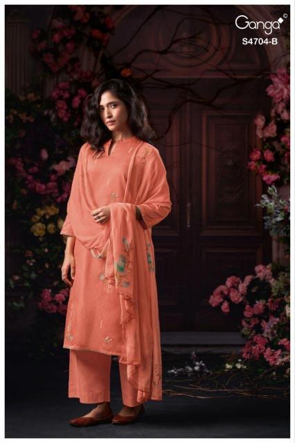 Ganga Ivenza 4704 catalog churidar salwar kameez wholesale market