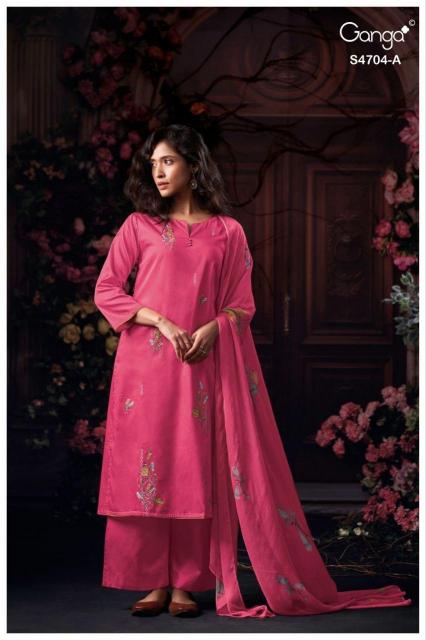 Ganga Ivenza 4704 catalog churidar salwar kameez wholesale market