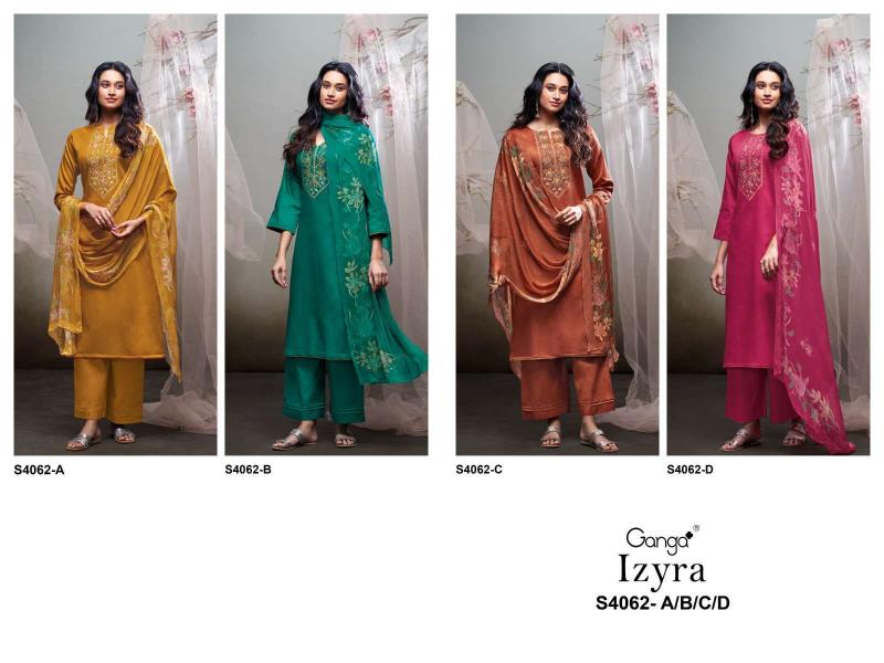 Ganga Izyra 4062 catalog online wholesale salwar kameez cod available 