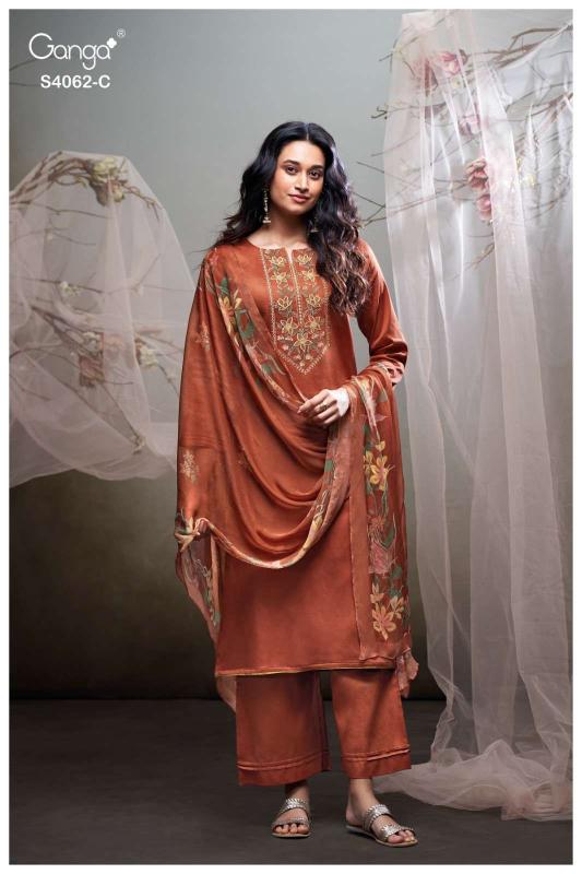 Ganga Izyra 4062 catalog online wholesale salwar kameez cod available 