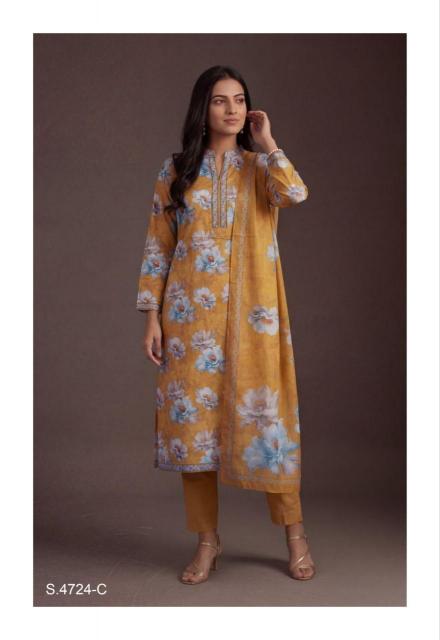 Ganga Jimena 4724 catalog wholesale salwar kameez in jaipur 