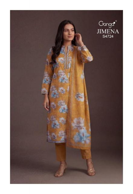 Ganga Jimena 4724 catalog wholesale salwar kameez in jaipur 