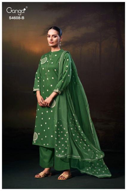 Ganga Jyla 4608 catalog salwar kameez wholesaler forms