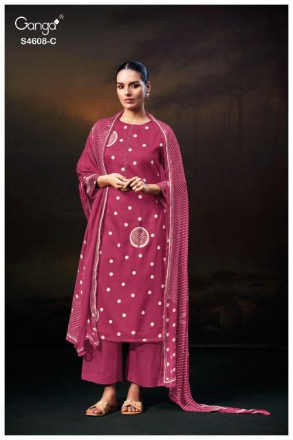 Ganga Jyla 4608 catalog salwar kameez wholesaler forms