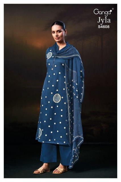 Ganga Jyla 4608 catalog salwar kameez wholesaler forms