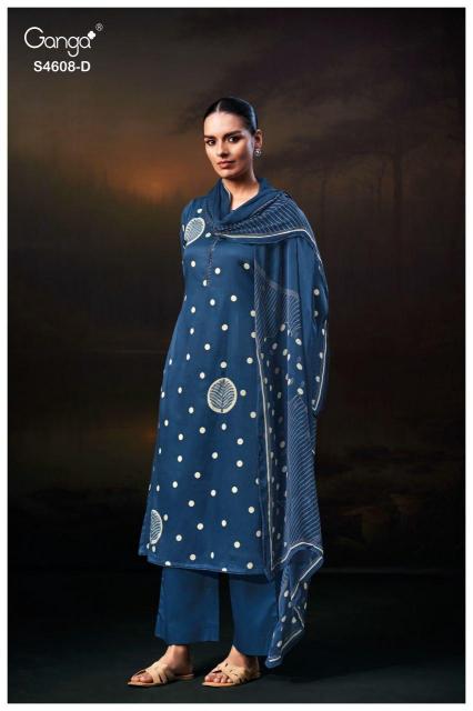 Ganga Jyla 4608 catalog salwar kameez wholesaler forms