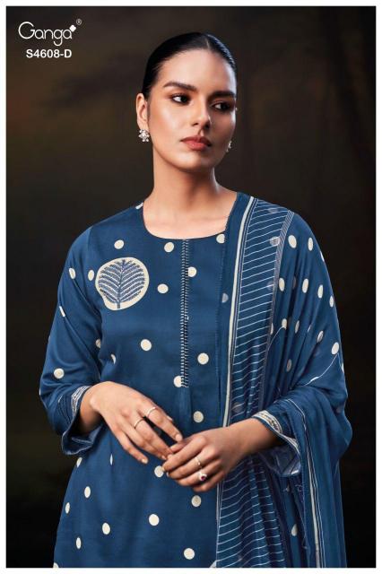 Ganga Jyla 4608 catalog salwar kameez wholesaler forms