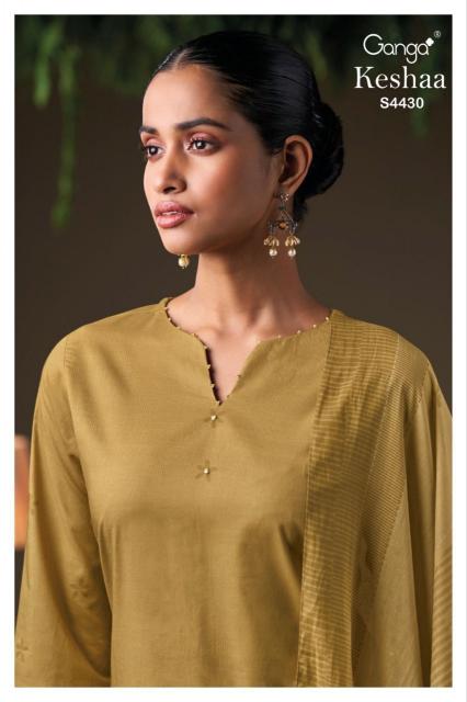 Ganga Keshaa 4430 catalog wholesale unstitched salwar kameez material in bangalore