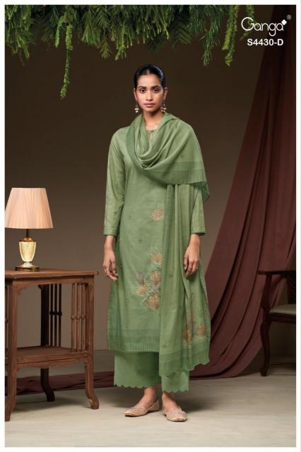 Ganga Keshaa 4430 catalog wholesale unstitched salwar kameez material in bangalore