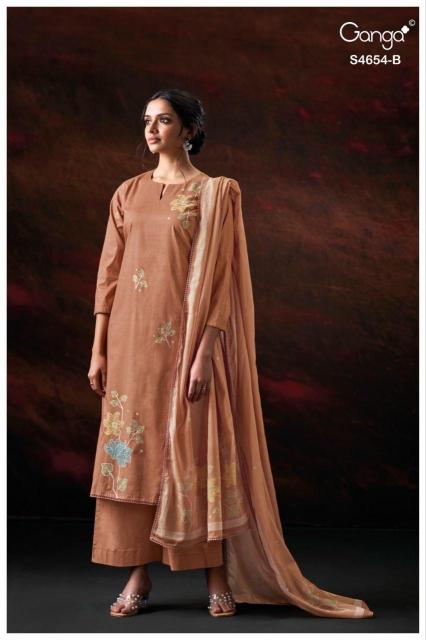 Ganga Kiarae 4654 catalog mumbai salwar kameez wholesalers