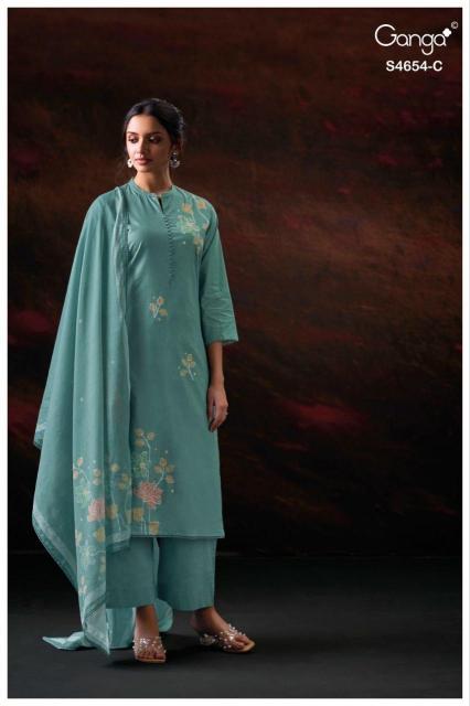 Ganga Kiarae 4654 catalog mumbai salwar kameez wholesalers